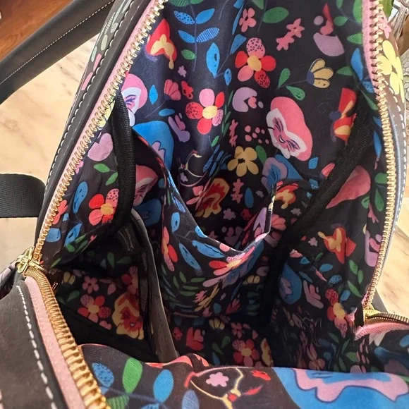 Loungefly Disney Alice & Winderland Mini Backpack - Picture 4 of 7